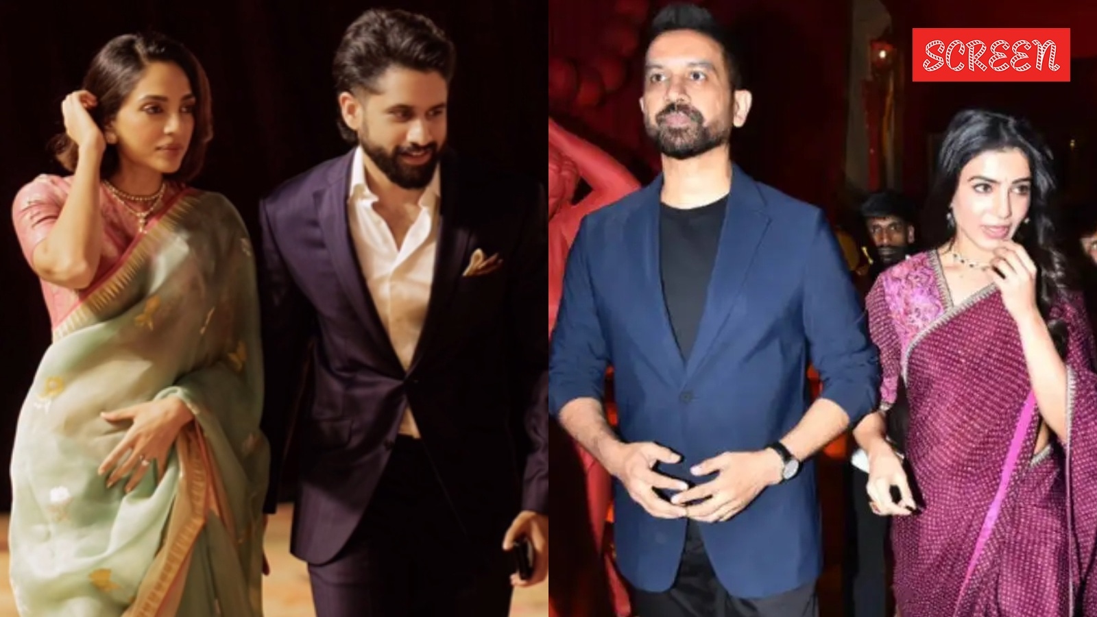 Samantha Ruth Prabhu and Naga Chaitanya attend same wedding with partners Raj Nidimoru and Sobhita Dhulipala