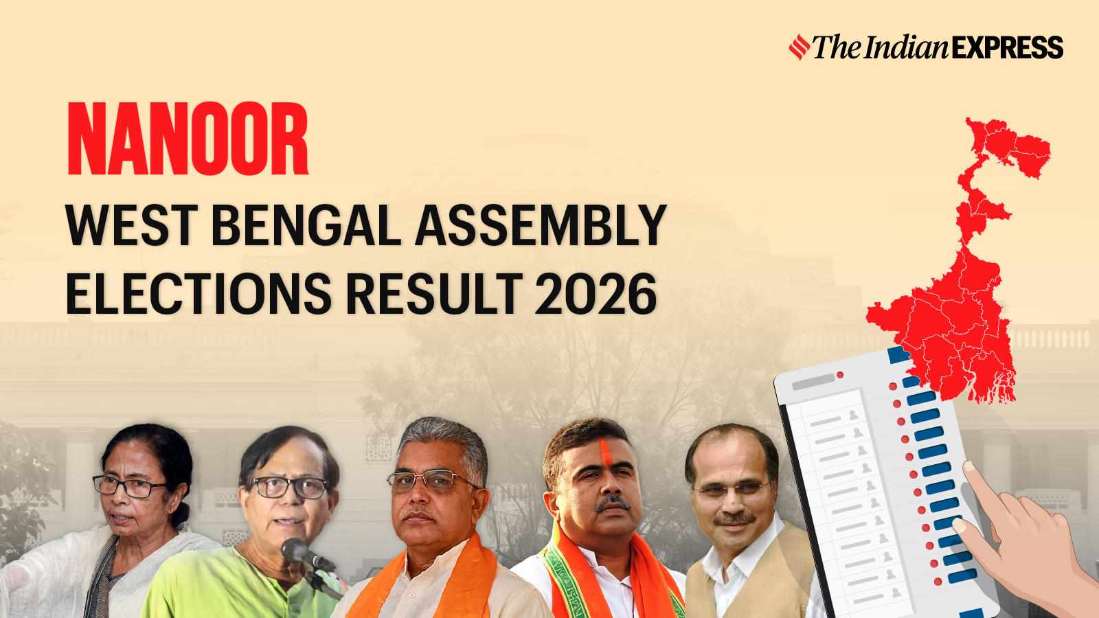 Nanoor (sc) Assembly Election Result 2026 Live: Bidhan Chandra Majhi of AITC is leading