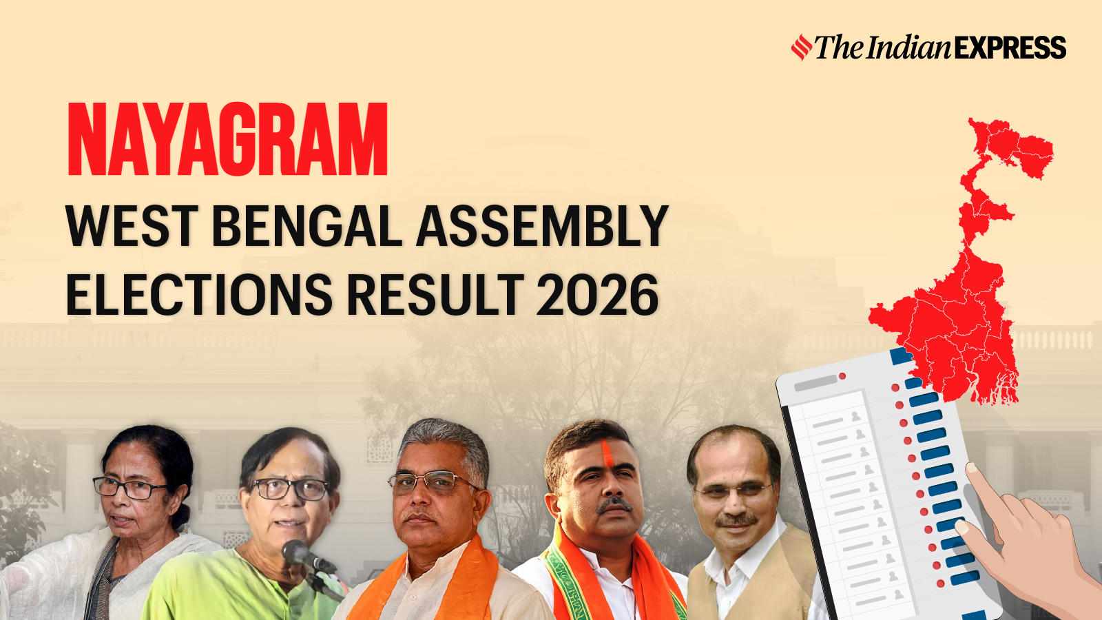 Nayagram (st) Assembly Election Result 2026 Live: Dulal Murmu of AITC is leading