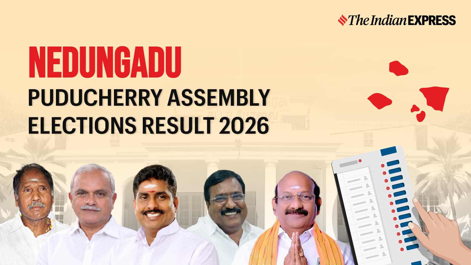 Nedungadu Assembly Election Result 2026 LIVE: Winner, Vote Share and Party-wise Trends