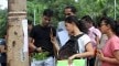 Candidates in a NEET UG exam centre