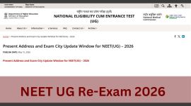NEET UG re-exam on June 21, NTA opens city preference change window