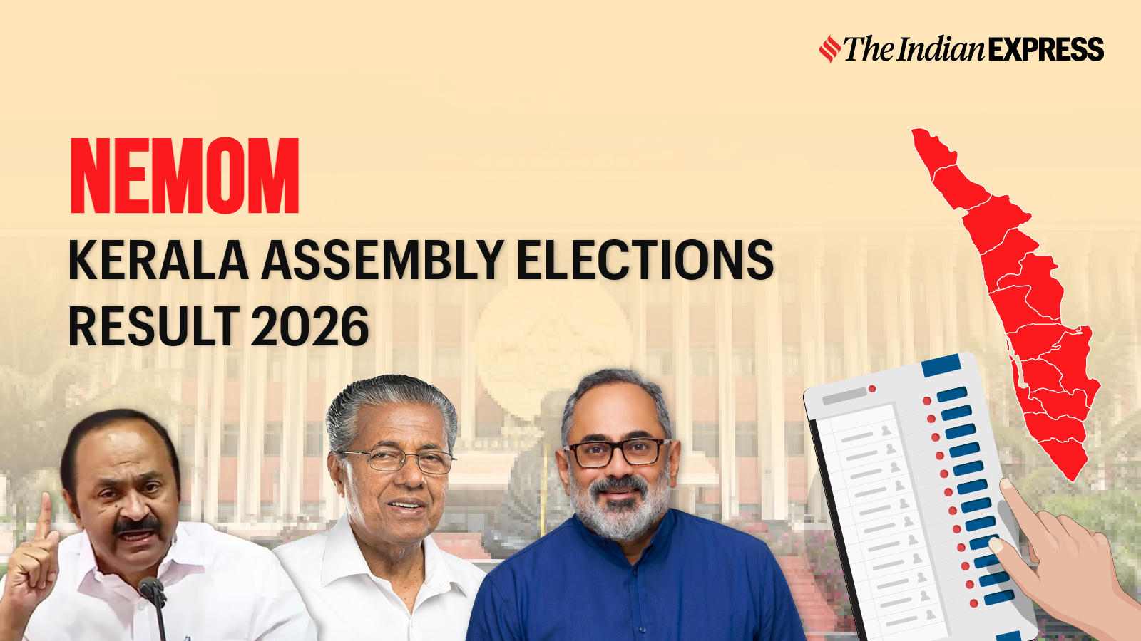 Nemom Assembly Election Result 2026 LIVE: Winner, Vote Share and Party-wise Trends