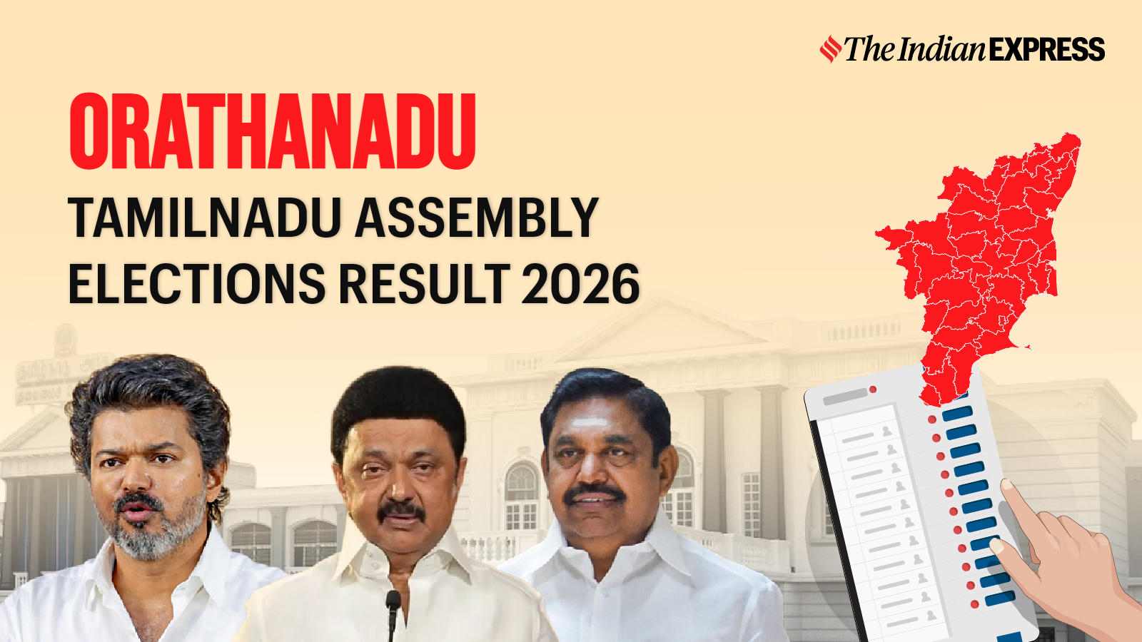 Orathanadu Assembly Election Result 2026 LIVE: Winner, Vote Share and Party-wise Trends
