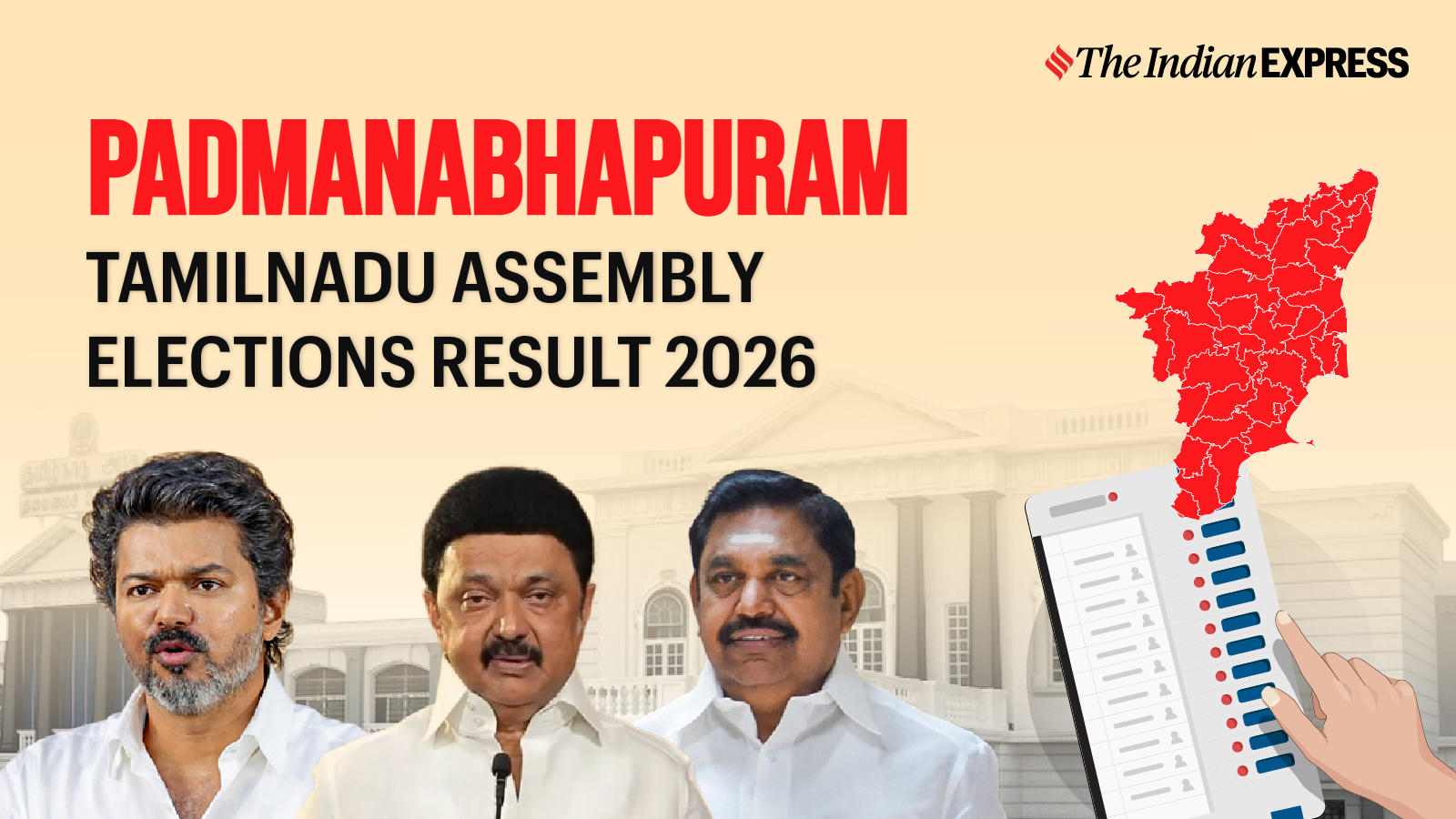 Padmanabhapuram Assembly Election Result 2026 LIVE: Winner, Vote Share and Party-wise Trends