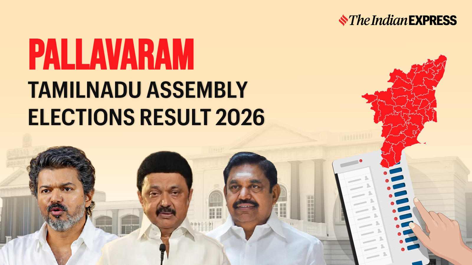 Pallavaram Assembly Election Result 2026 LIVE: Winner, Vote Share and Party-wise Trends