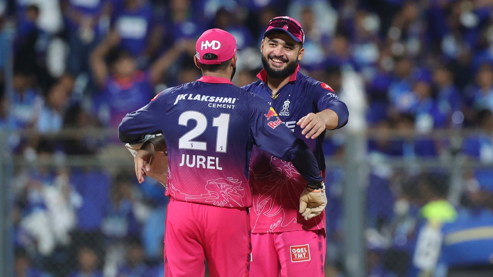 RR end playoff race with 30-run win over MI