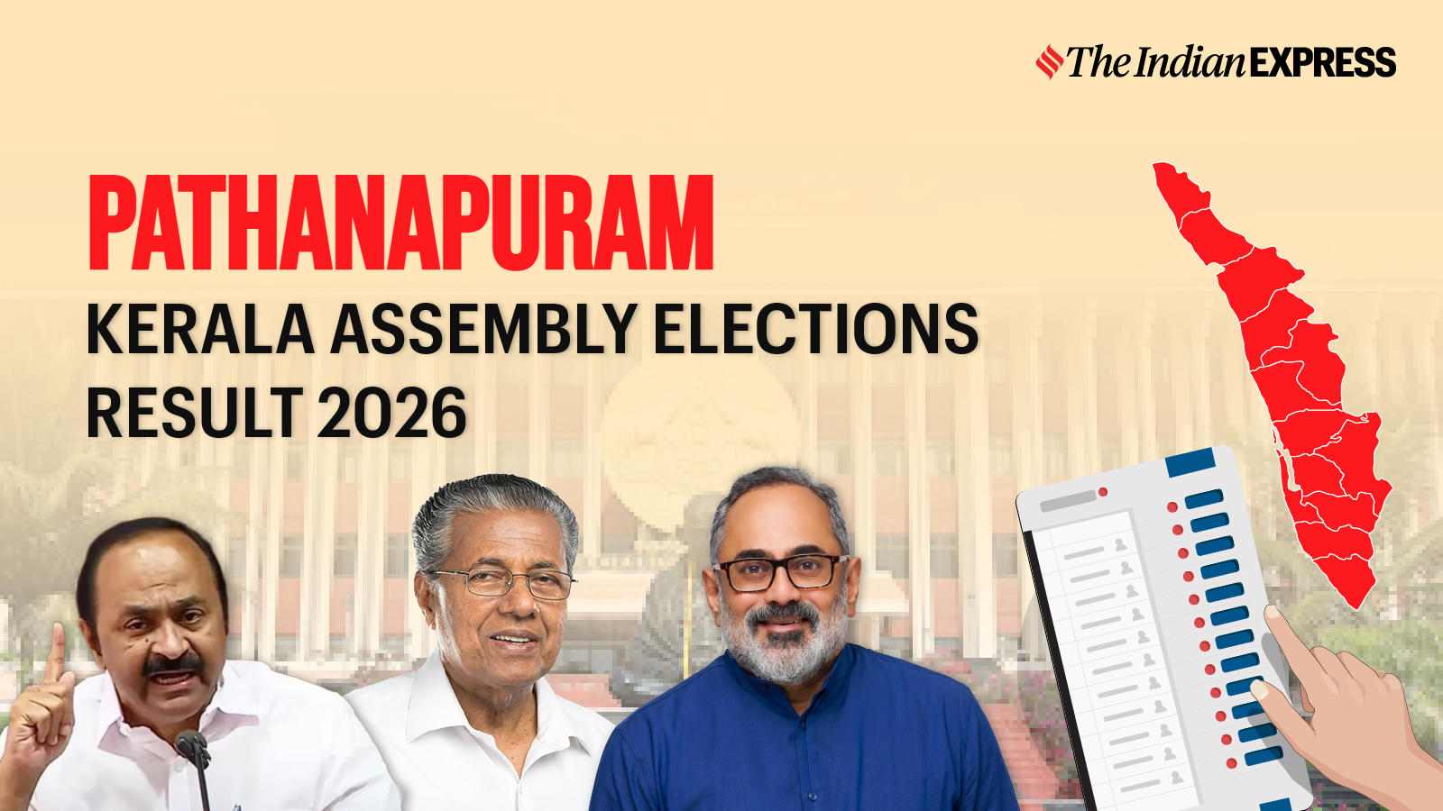 Pathanapuram Assembly Election Result 2026 LIVE: Winner, Vote Share and Party-wise Trends