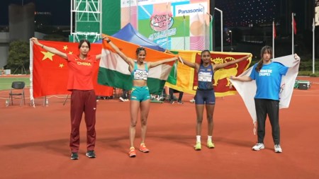 This is the second time Pooja has gone past her personal best this season after breaching the 1.90m mark at the Indian Athletics Series, New Delhi in April. (Youtube Screengrab)