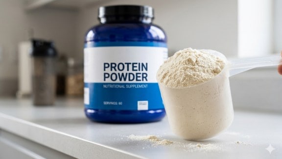 Protein powder and fitness supplements for beginners