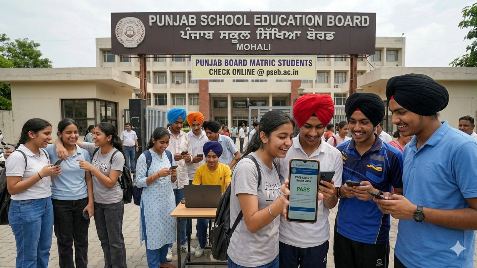 pseb.ac.in, Punjab Board PSEB 10th Class Result 2026: How to check marksheets online?