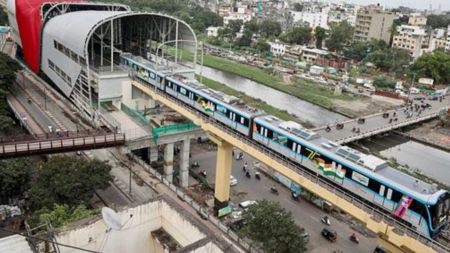 he first phase of 13 km will run from Mann Metro station to R K Laxman Museum metro station while the second phase of 10 km will run from Balewadi to Shivajinagar.