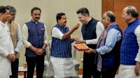 Punjab aap mps join bjp, Punjab aap mps exit, aap mps join bjp, aap mps exit, AAP, Aam Aadmi Party AAP, Arvind Kejriwal, Raghav Chadha, Raghu Rai, congress Retaining 24 Akbar Road, editorial, Indian express, opinion news, current affairs