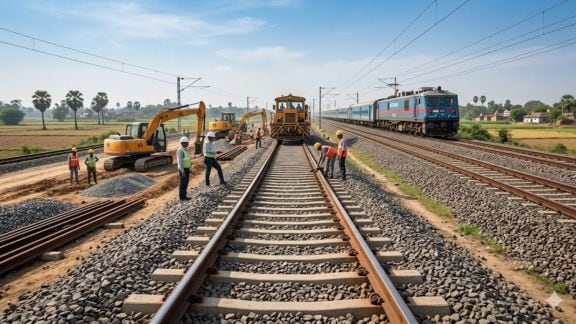 Delhi-Howrah rail route: Rs 962 crore third line project approved in Bihar (Image generated using AI)
