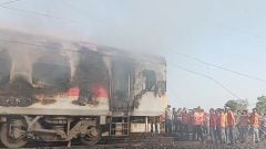 Fire breaks out on Rajdhani Express near Madhya Pradesh’s Ratlam, all passengers rescued