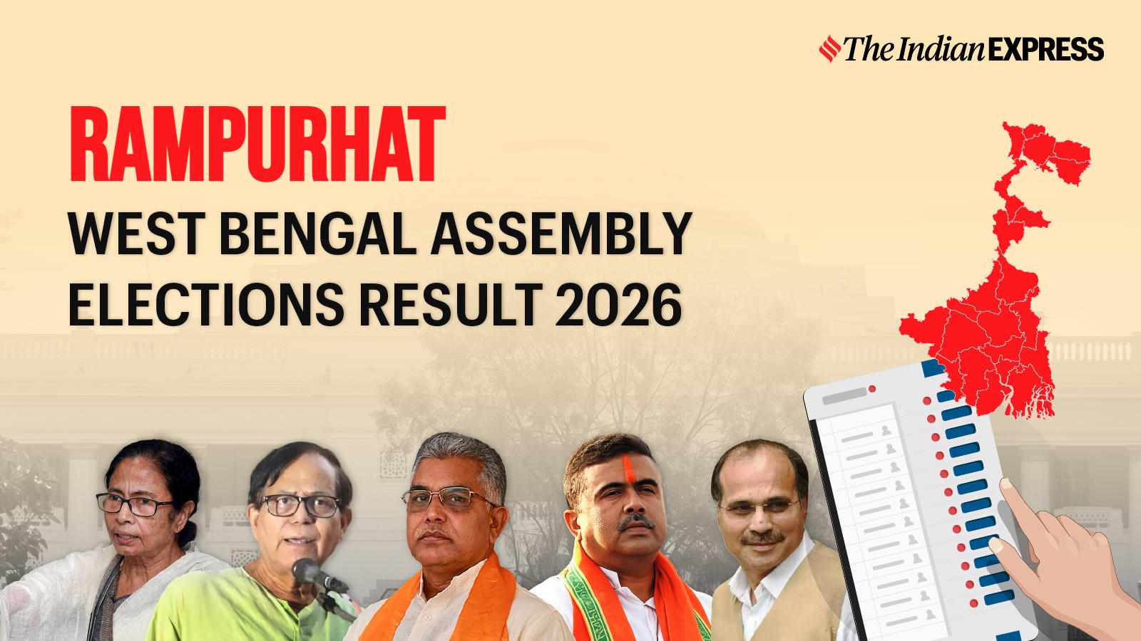 Rampurhat Assembly Election Result 2026 Live: Dhruba Saha of BJP is leading