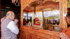 Amit Shah on Buddha relics return to UT, Amit Shah, Amit Shah Buddha relics return, Buddha Purnima, Gautama Buddha, Buddha Purnima celebrations, Indian express news, current affairs