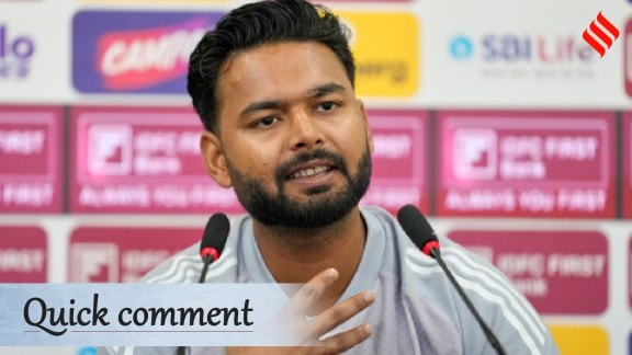 Rishabh Pant finds himself at a crossroads after being left out of the ODI squad. (File photo)