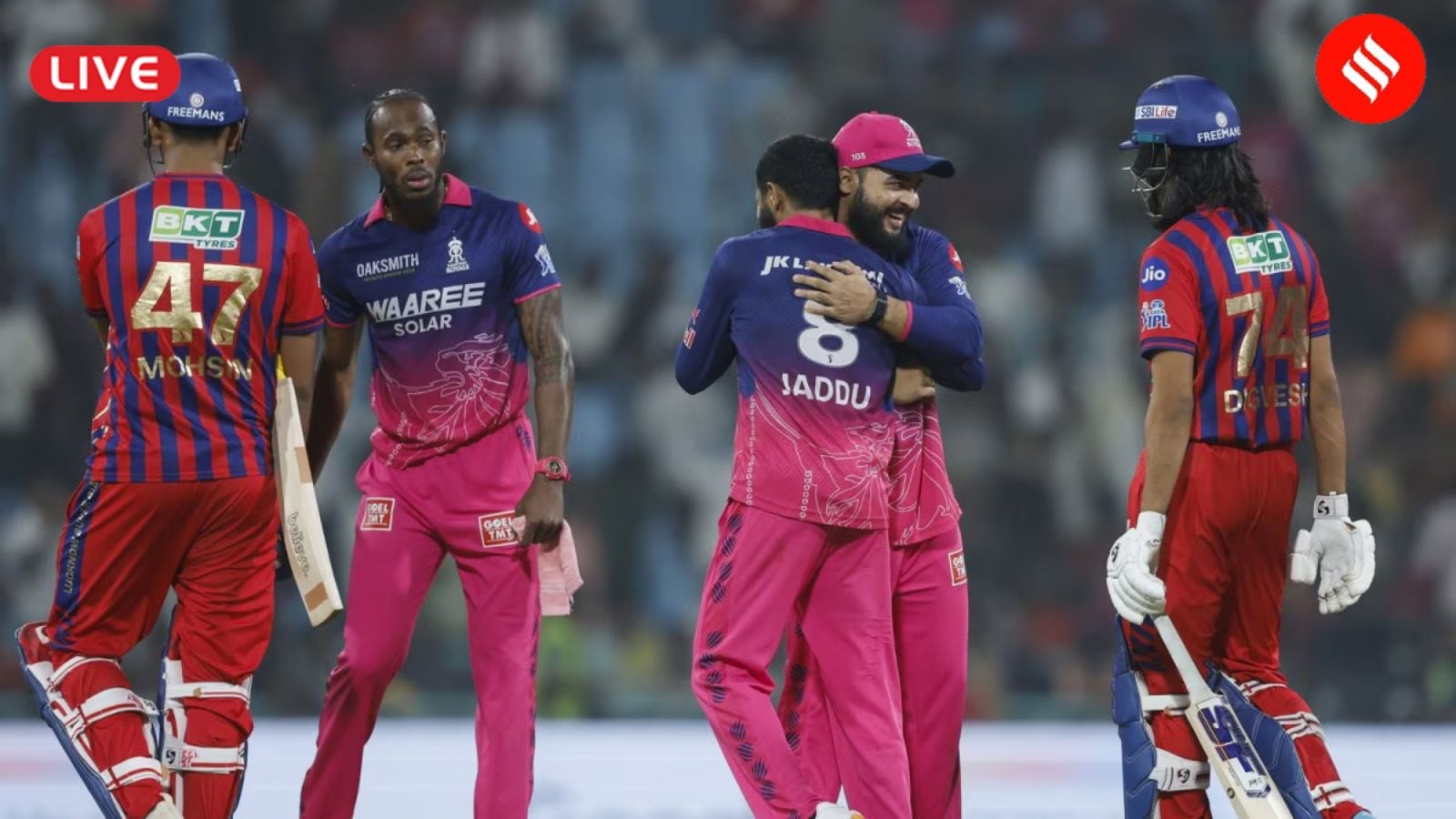 RR vs LSG LIVE Score, IPL 2026: Riyan Parag’s Rajasthan Royals will take on Rishabh Pant’s Lucknow Super Giants in Jaipur
