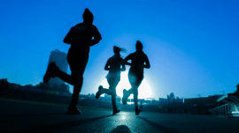 running