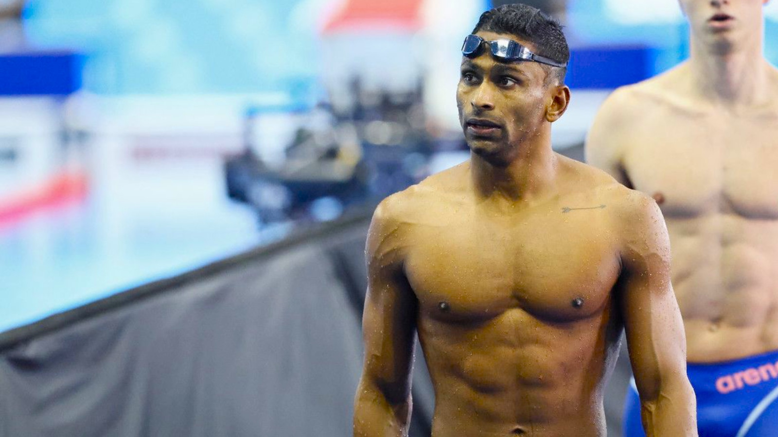 File image of swimmer Sajan Prakash at a training session. (Photo by special arrangement)