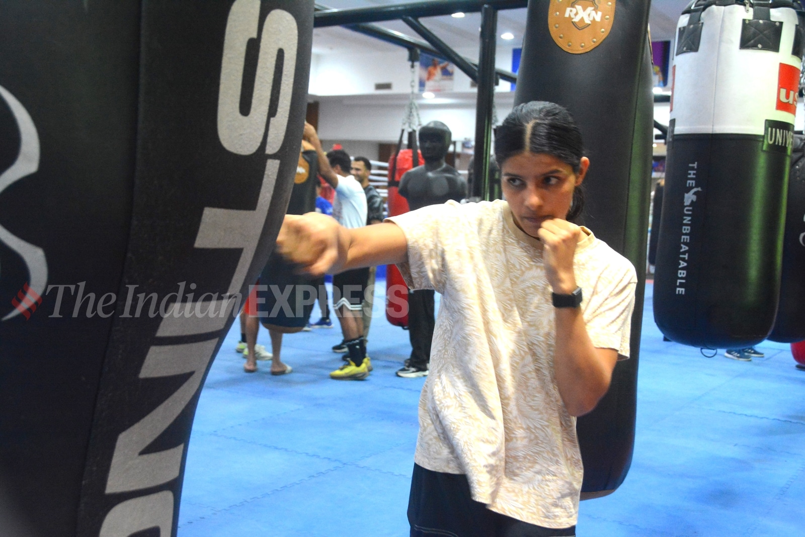 Sakshi arrived on the world boxing map with her maiden world junior title in 2015 and followed it with two consecutive titles in the World Youth Championships in 2017 and 2018. (Express Photo by Harmeet Sodhi)