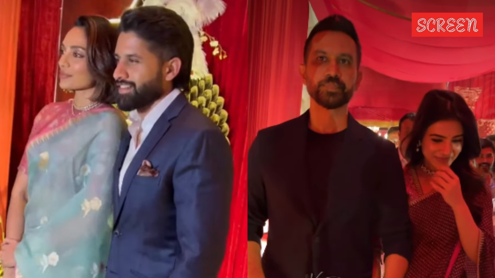 Samantha Ruth Prabhu, Naga Chaitanya attend same wedding with partners Raj, Sobhita. Watch