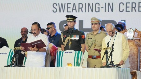 satheesan oath taking ceremony