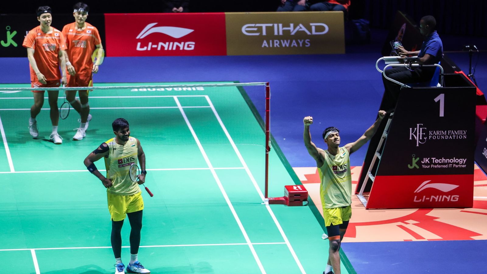 Satwik-Chirag beat world champions Seo-Kim to reach Singapore Open Super 750 final