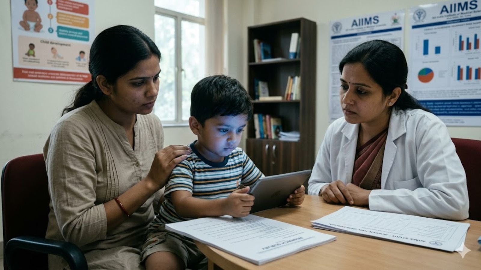Screen time linked to autism signs by age 3, says AIIMS study