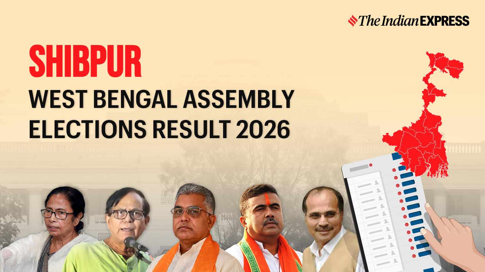 Shibpur (West Bengal) Assembly Election Result 2026: Rudranil Ghosh of BJP Wins