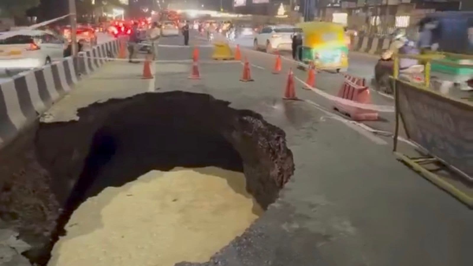 Sohna Highway caves in for 6th time since 2023, exposed Gurugram’s crumbling sewer infra
