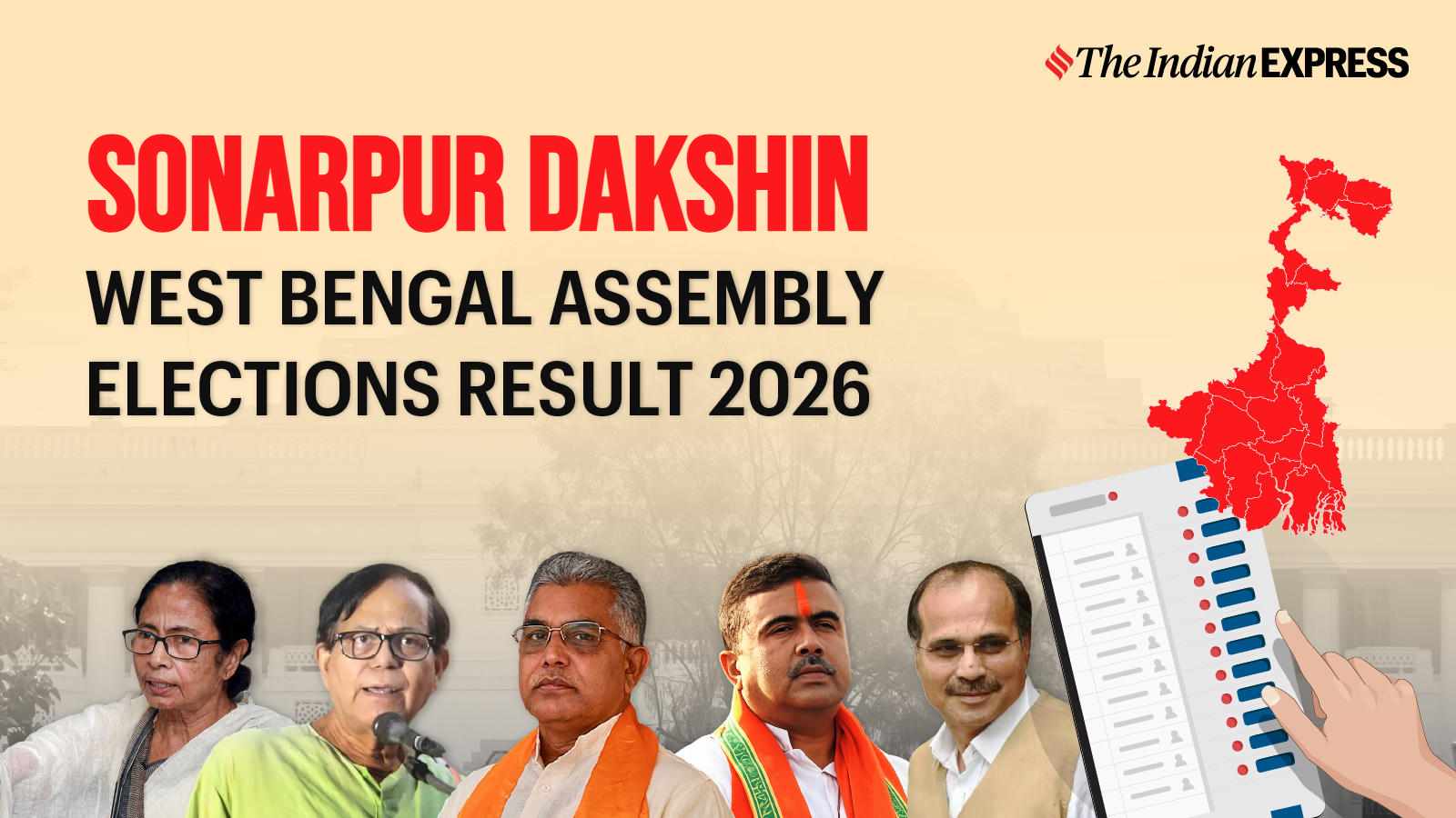 Sonarpur Dakshin Assembly Election Result 2026 Live: Rupa Ganguly of BJP is leading
