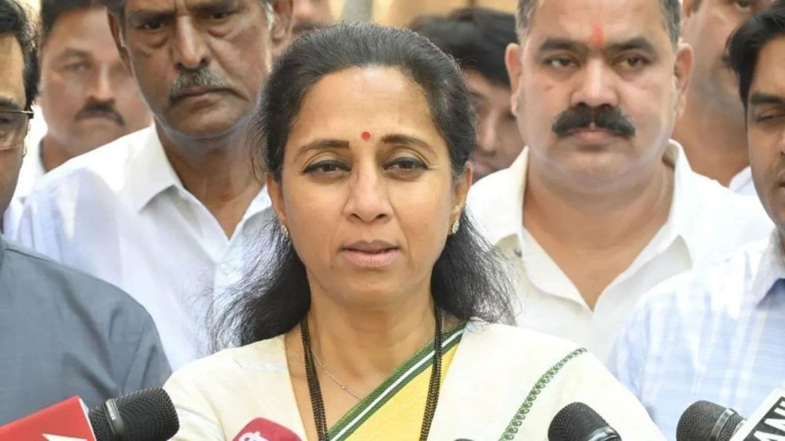 Baramati MP Supriya Sule’s car meets with accident, she escapes unhurt