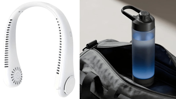 A collection of portable cooling and smart gadgets designed to help users stay comfortable during the summer season. (Image: Express Image)