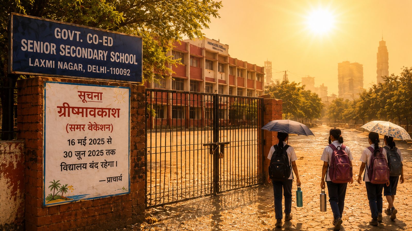 Schools shut in Delhi, UP, Punjab, WB & more: Heatwave triggers extended summer breaks