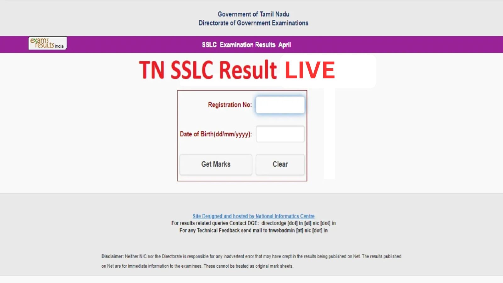 TN Board 10th Result 2026 Live Updates: TN SSLC marks memo releasing at tnresults.nic.in
