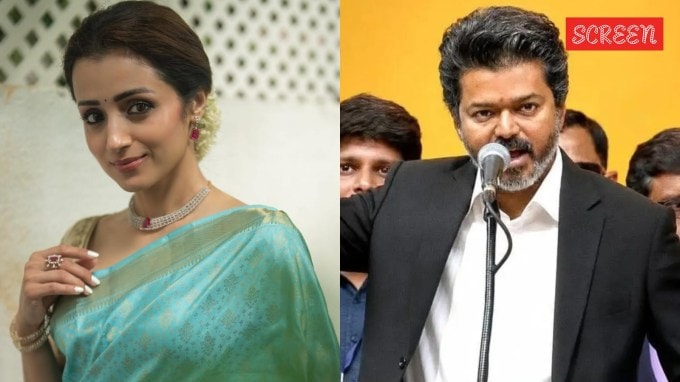 Trisha Krishnan shows support for Vijay after his oath as Tamil Nadu CM