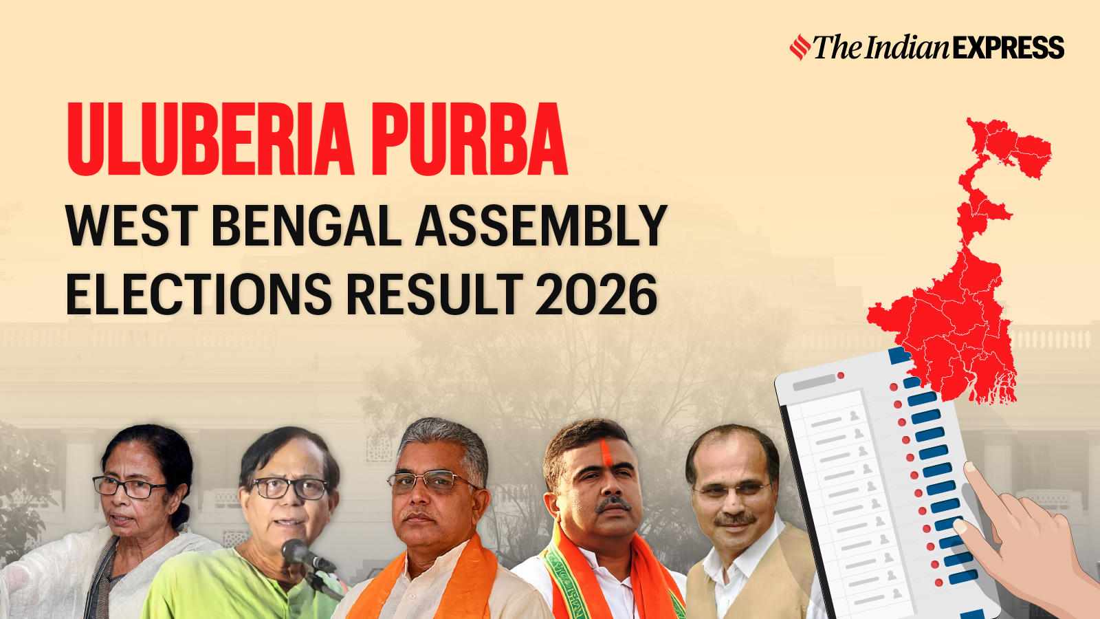 Uluberia Purba Assembly Election Result 2026 LIVE: Winner, Vote Share and Party-wise Trends