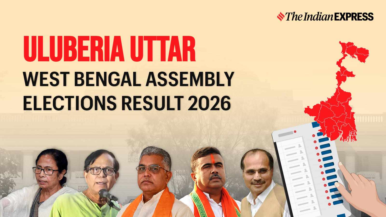 Uluberia Uttar Assembly Election Result 2026 LIVE: Winner, Vote Share and Party-wise Trends