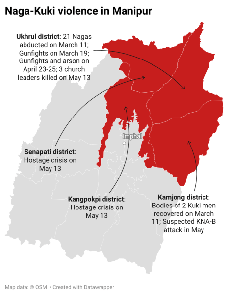 Naga Kuki violence in Manipur