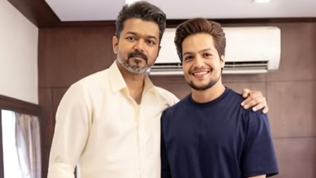 Jagadish Awasthi with Vijay