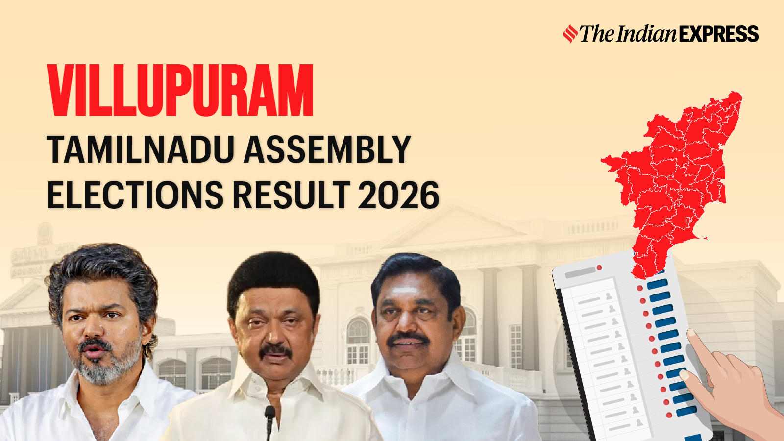 Villupuram Assembly Election Result 2026 LIVE: Winner, Vote Share and Party-wise Trends