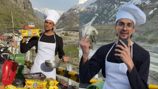 viral mountain Maggi stall video
