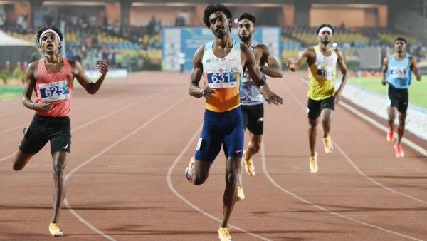 On Saturday in Ranchi, Vishal, 23, crossed the 400m finish line in 44.98 seconds — the first Indian in history to go below 45. (AFI)
