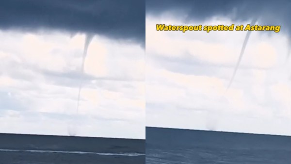 waterspout near Odisha coast