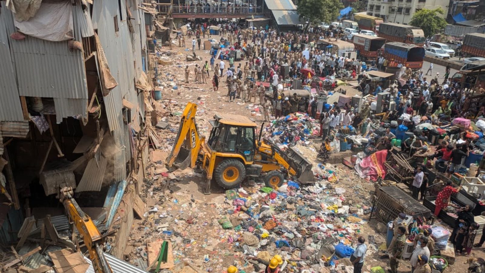 Western Railway launches 5-day demolition drive in Garib Nagar slum, 400 illegal structures set to be cleared