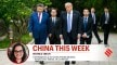 US President Donald Trump and Chinese President Xi Jinping in Beijing earlier this week.