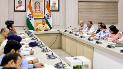 CM Yogi chairs meeting