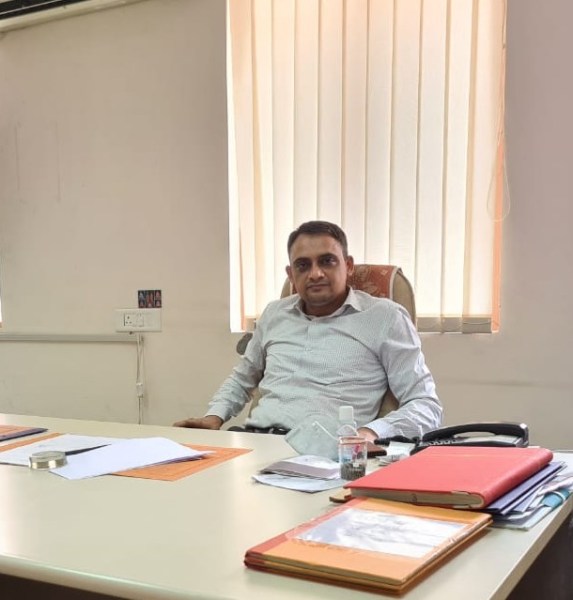 PD Chaudhari, Assistant Director, Chemistry Division, FSL Ahmedabad, who led the field team to collect evidence from the crash site. 